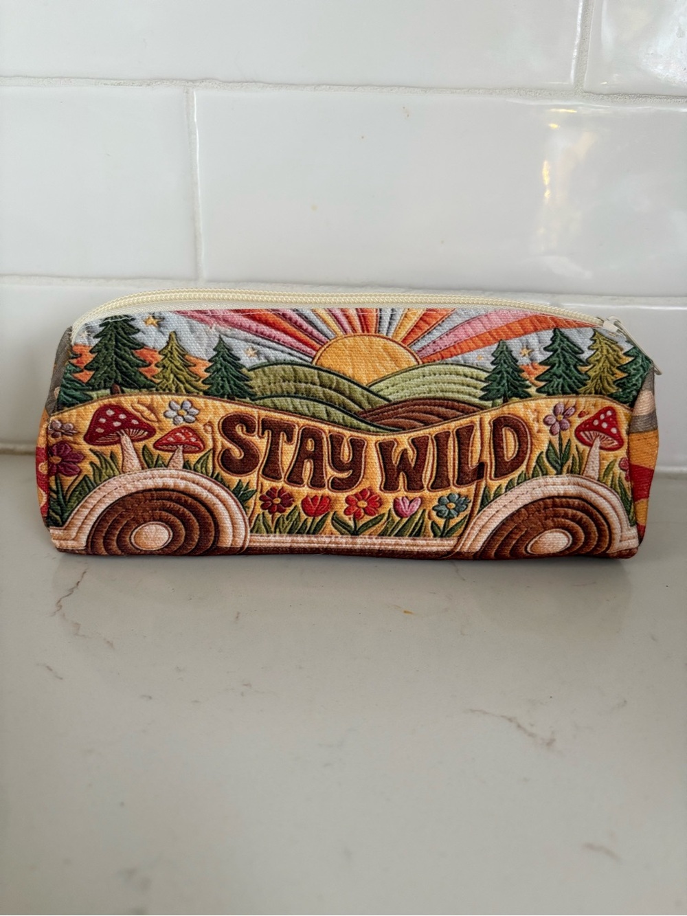 NWT, great gift, back to school, whimsical Makeup Bag, Pencil Case